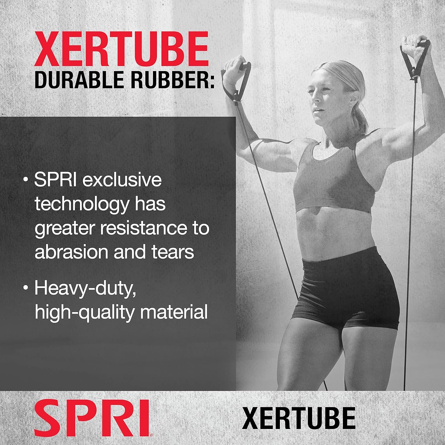 Xertube Resistance Bands with Handles – Individual Exercise Cords Available Separately with Optional Home Gym Door Anchor Attachment