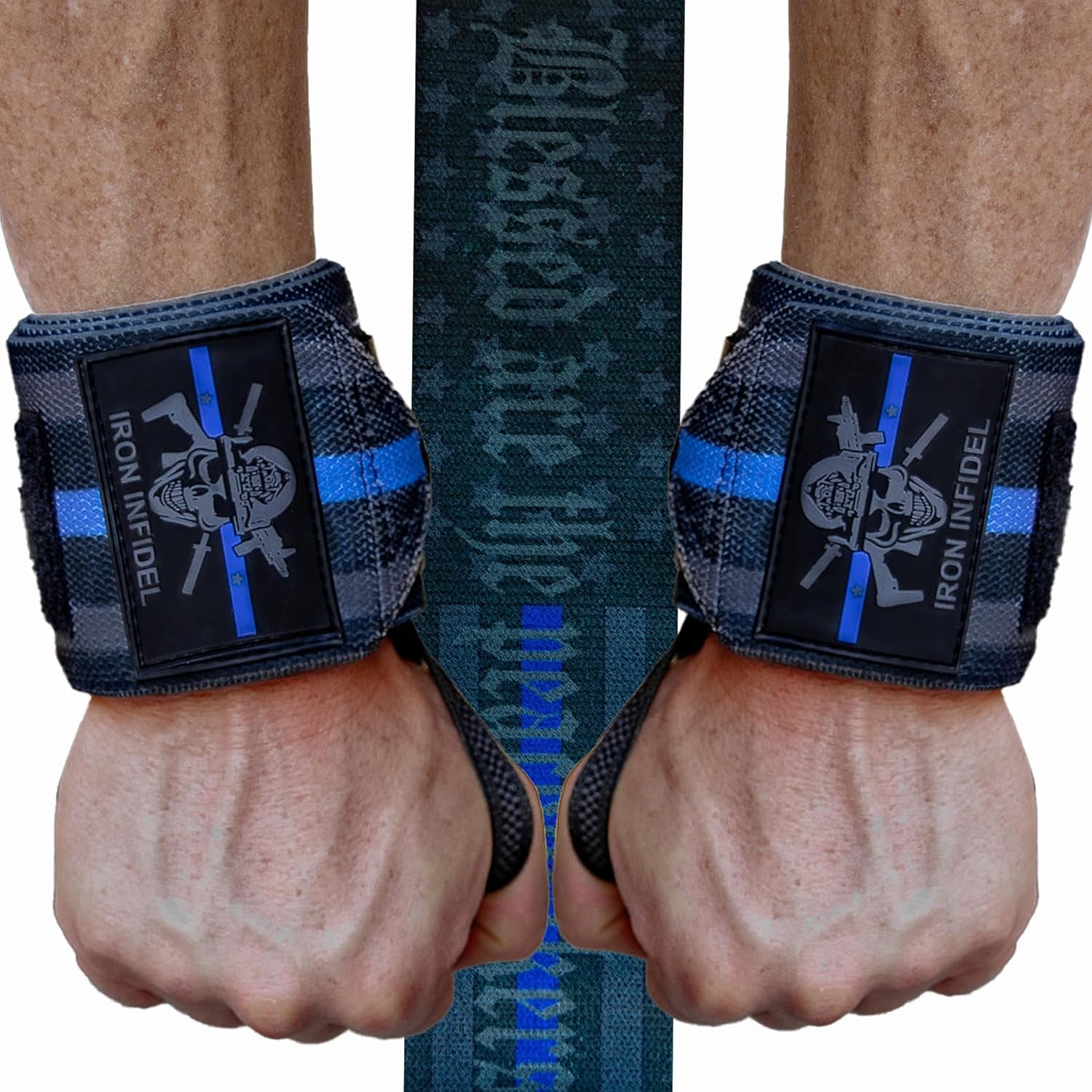 Heavy-Duty Wrist Wraps for Weightlifting - 18" and 24" Support for Fitness, CrossFit, Powerlifting, and Gym Workouts
