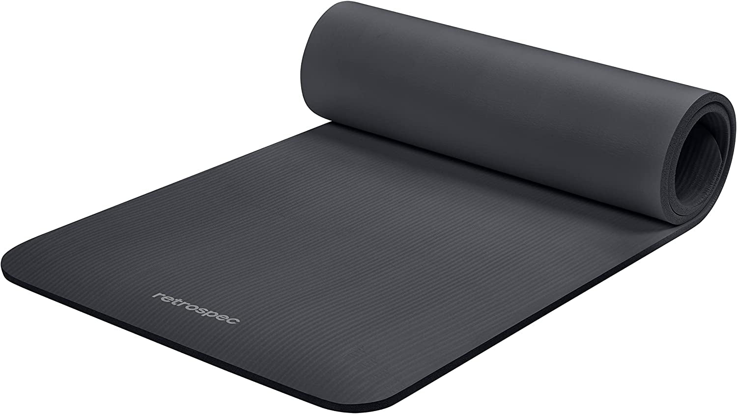 Solana 1/2" Thick Non-Slip Yoga Mat with Nylon Strap for Men and Women - Ideal for Yoga, Pilates, Stretching, and Fitness Workouts