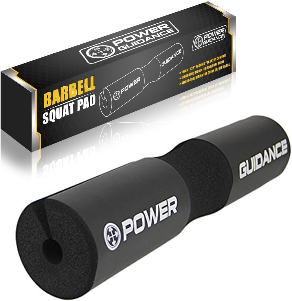 Barbell Squat Pad - Protective Cushion for Neck and Shoulders - Ideal for Squats, Lunges, Hip Thrusts, and Weightlifting - Compatible with Standard and Olympic Bars