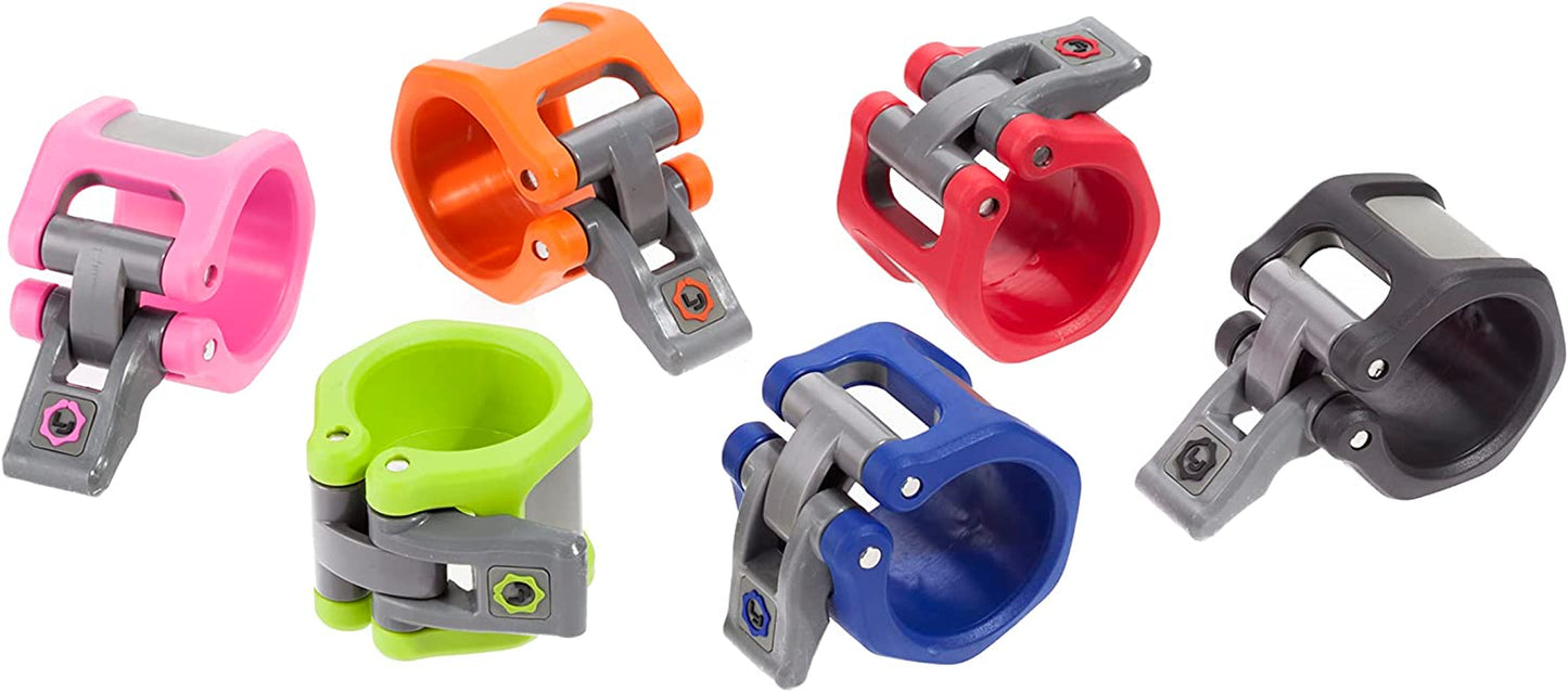 Lock-Jaw HEX 50mm / 2" Olympic Barbell Collar - Quick Release Clamp (Purple)