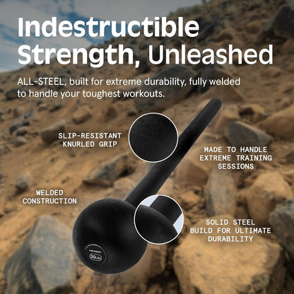 Revolve Steel Macebell for Strength Training, Rehabilitation, Stretching, Conditioning, and Rotational Training - Available in 5, 7, 10, 15, 20, and 30 lb Options for All Genders